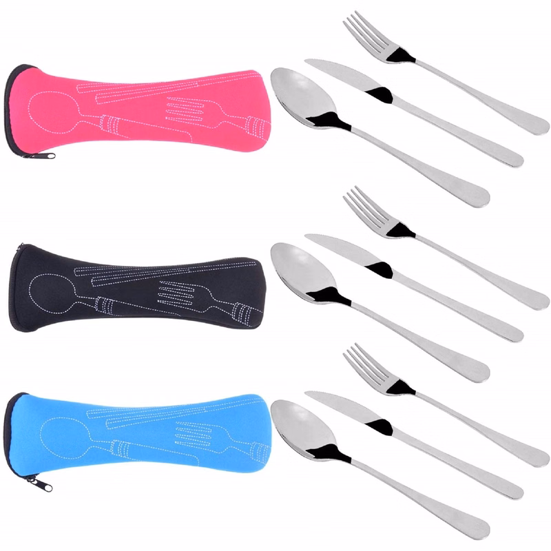 Cutlery Set with Neoprene Case
