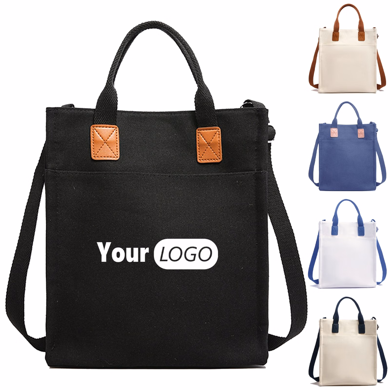 Canvas Solid Color Minimalist Handbag
