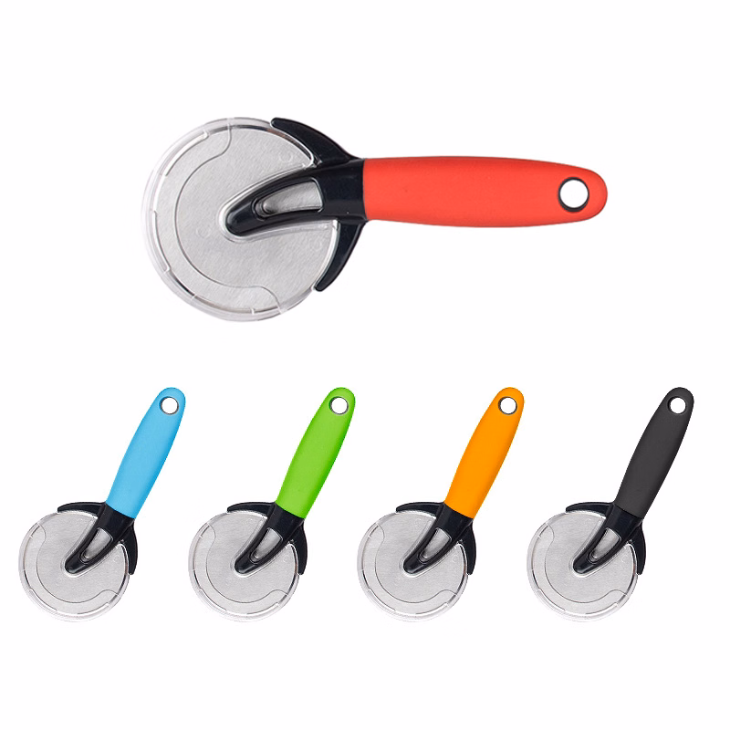 Kitchen Pizza Cutter with Handle and Blade Guard