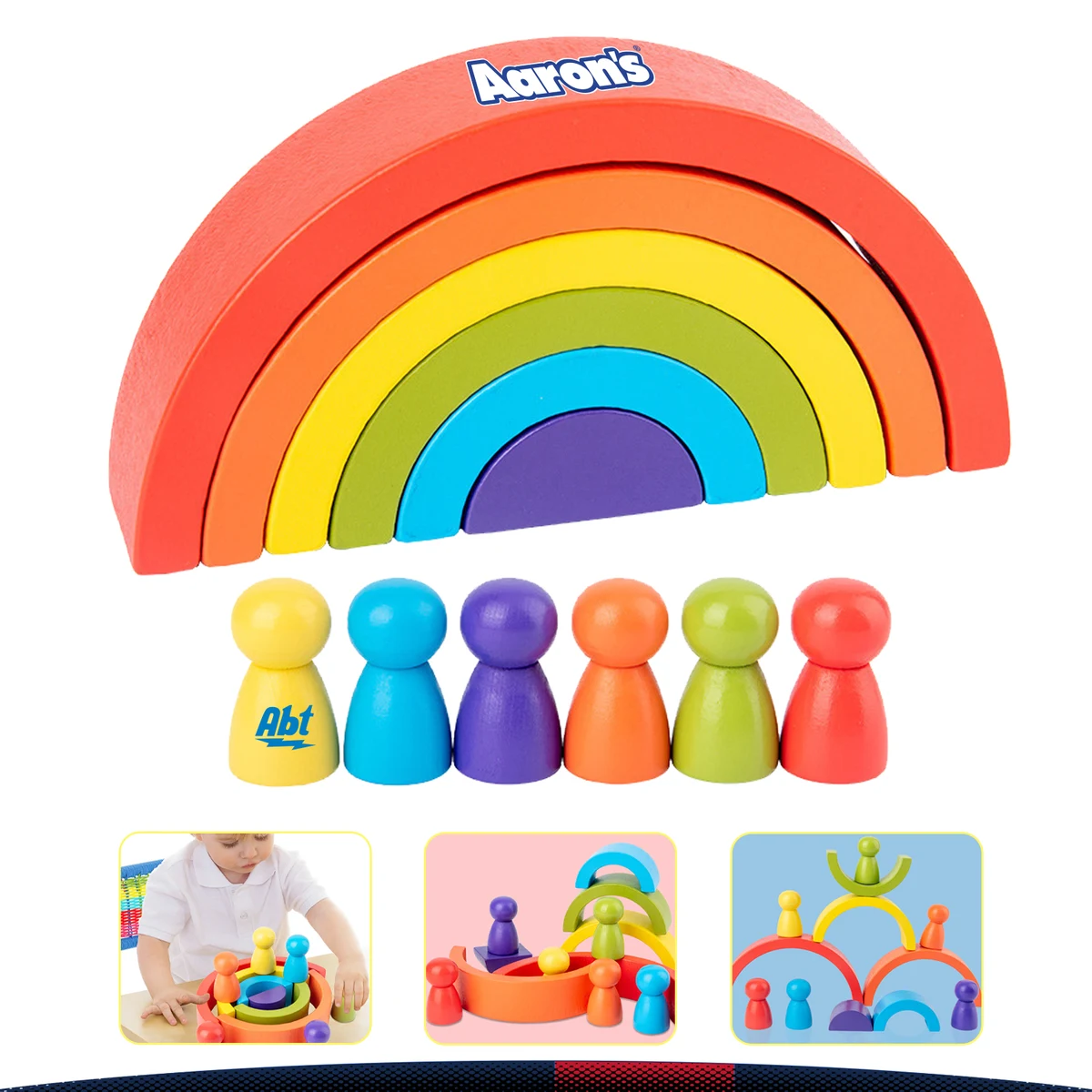 Colorful Rainbow Blocks Set 1