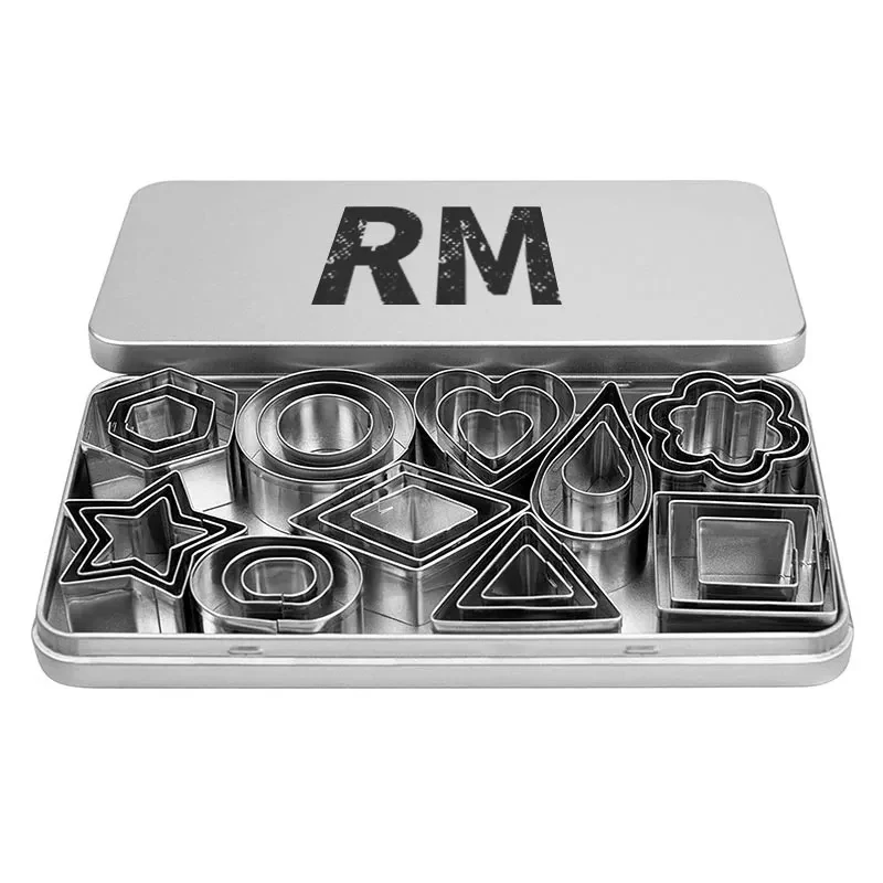 30Pcs Stainless Steel Cookie Cutter Mold Set 1