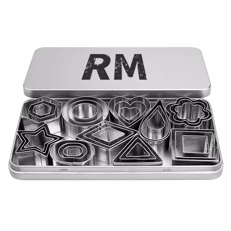 30Pcs Stainless Steel Cookie Cutter Mold Set