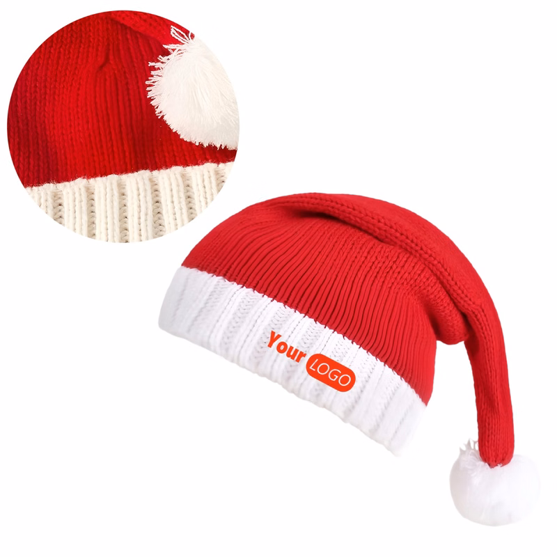Soft And Skin-Friendly Christmas Knitted Hat