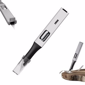 Craft Knife with Five Replacement Blades Aluminum Alloy Design