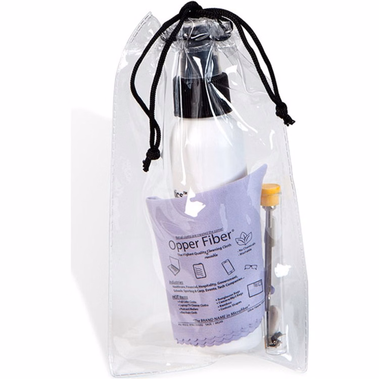 Ultra Opper Fiber White Cleaner Kit In Drawstring Bag (4 Oz. Bottle w/Repair Kit)