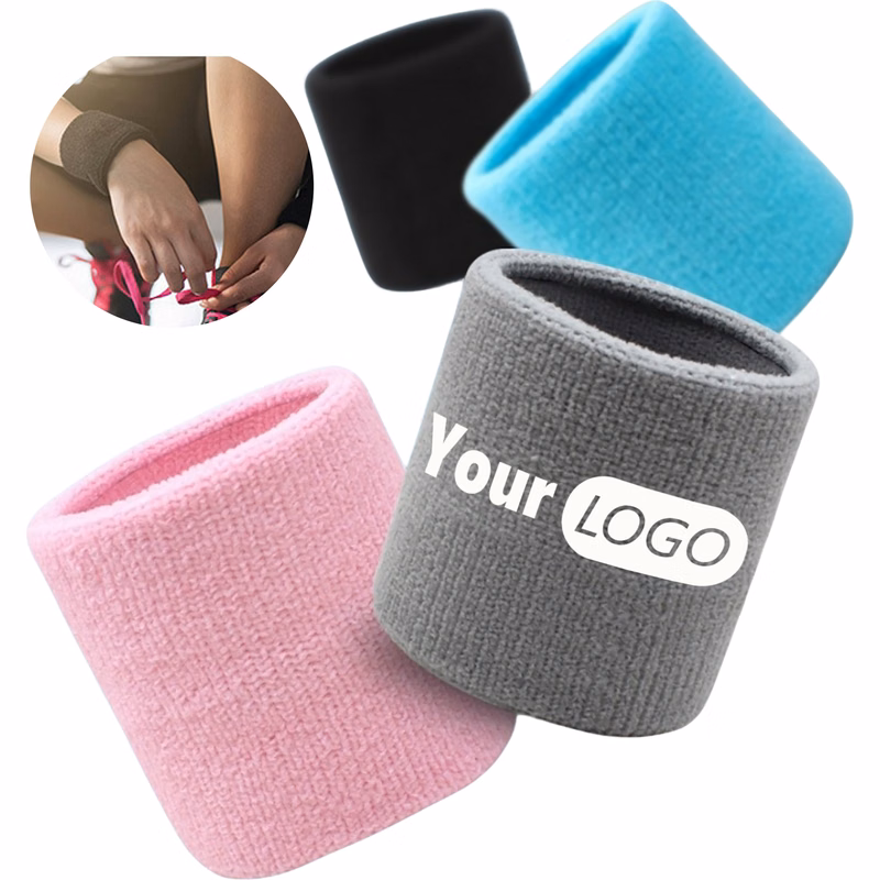 Colorful Sports Wristband with Breathable Cotton Material