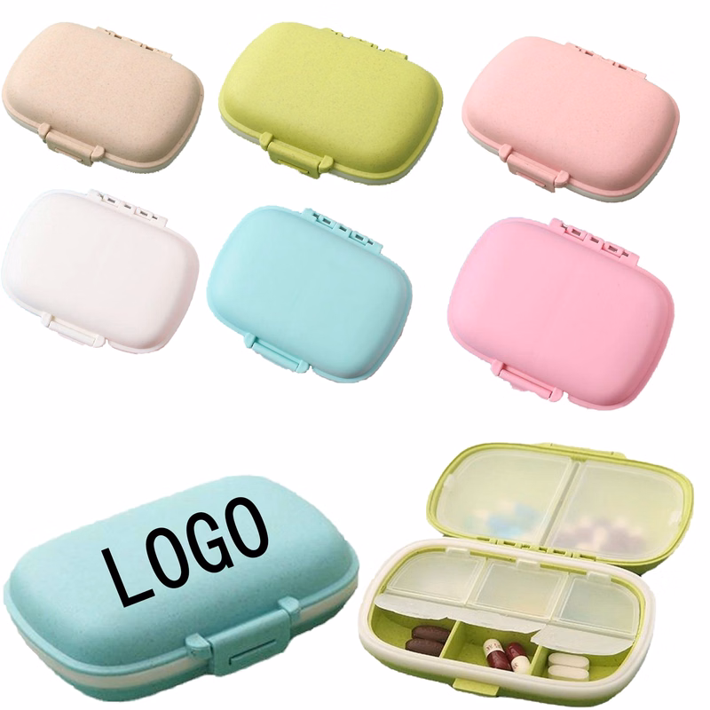 Traveler 8 Compartments Pill Box