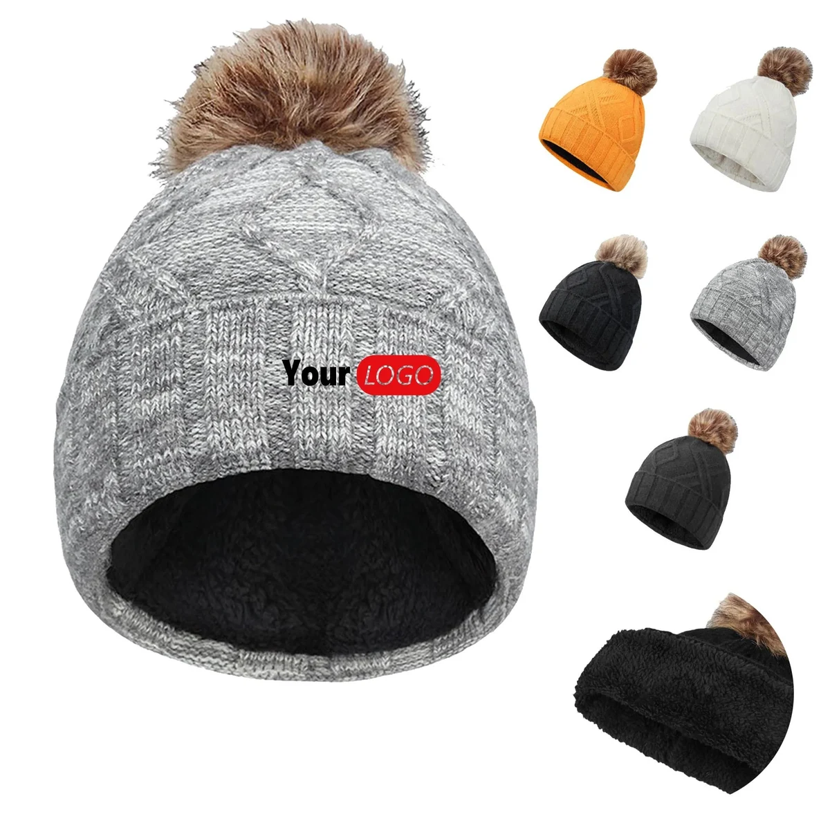 Autumn Winter Knit Hat Trendy 1