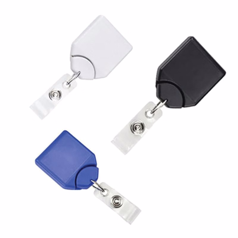 Badge Reel w/Swivel Clip with Teeth