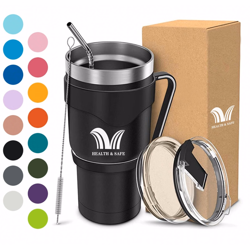 30 Oz Stainless Steel Vacuum Insulated 5-Piece Tumbler Set