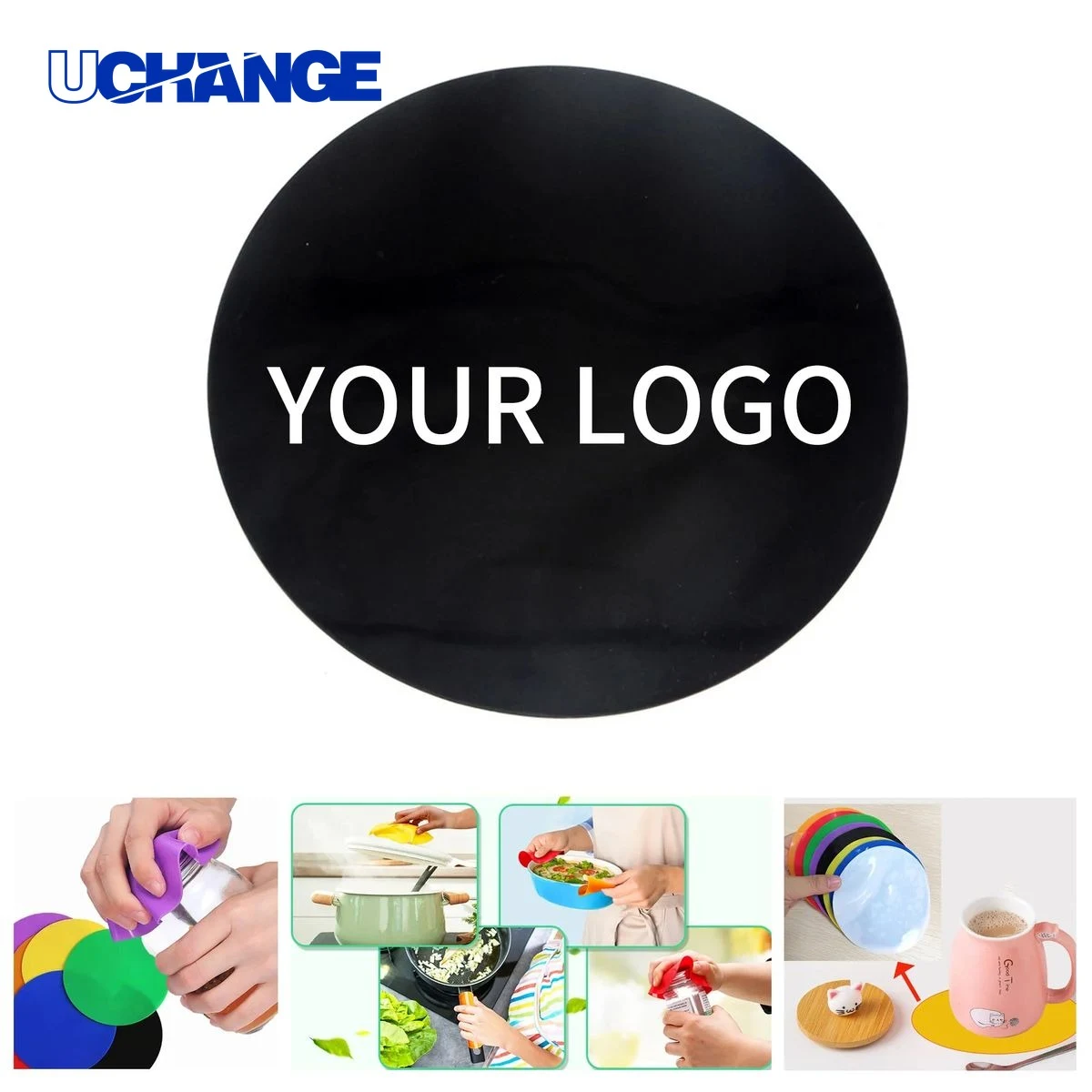 Silicone Jar Opener Coaster Reusable Compact Grip Mat 1