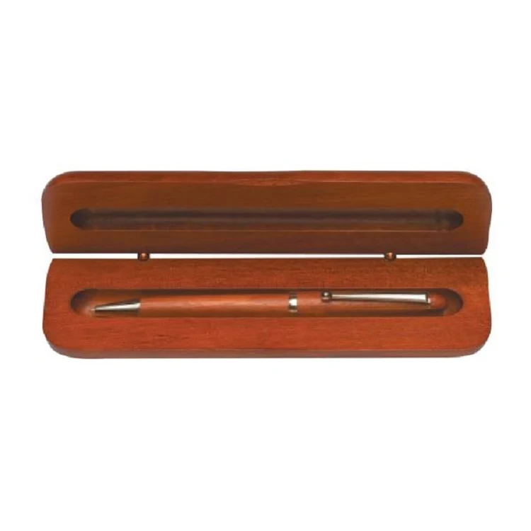 Laser Engraved Rosewood Pen & Pen Case Set 1
