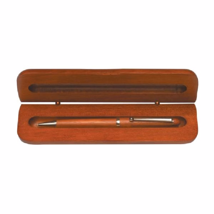 Laser Engraved Rosewood Pen & Pen Case Set
