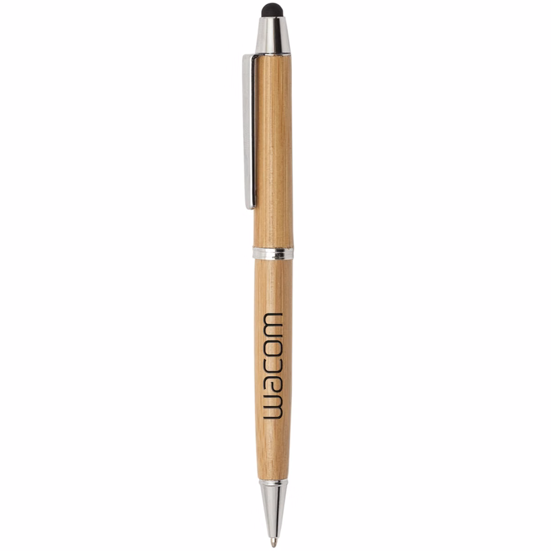 Twist Action Bamboo Stylus Pen