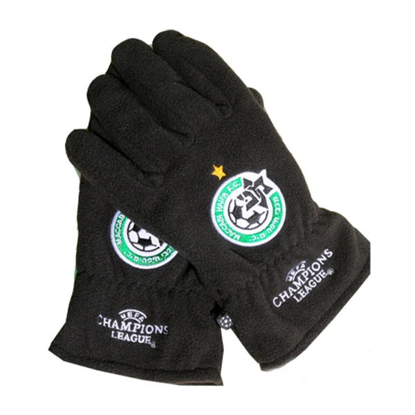 Embroidered Polar Fleece Winter Gloves 1