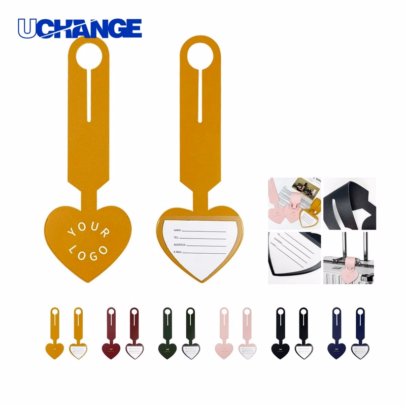 Heart Shaped Luggage Tag 9.38 Inches Customizable