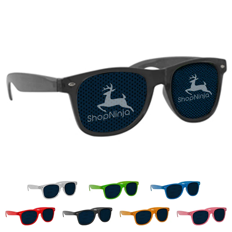 Full Color Translucent Miami Sunglasses 1
