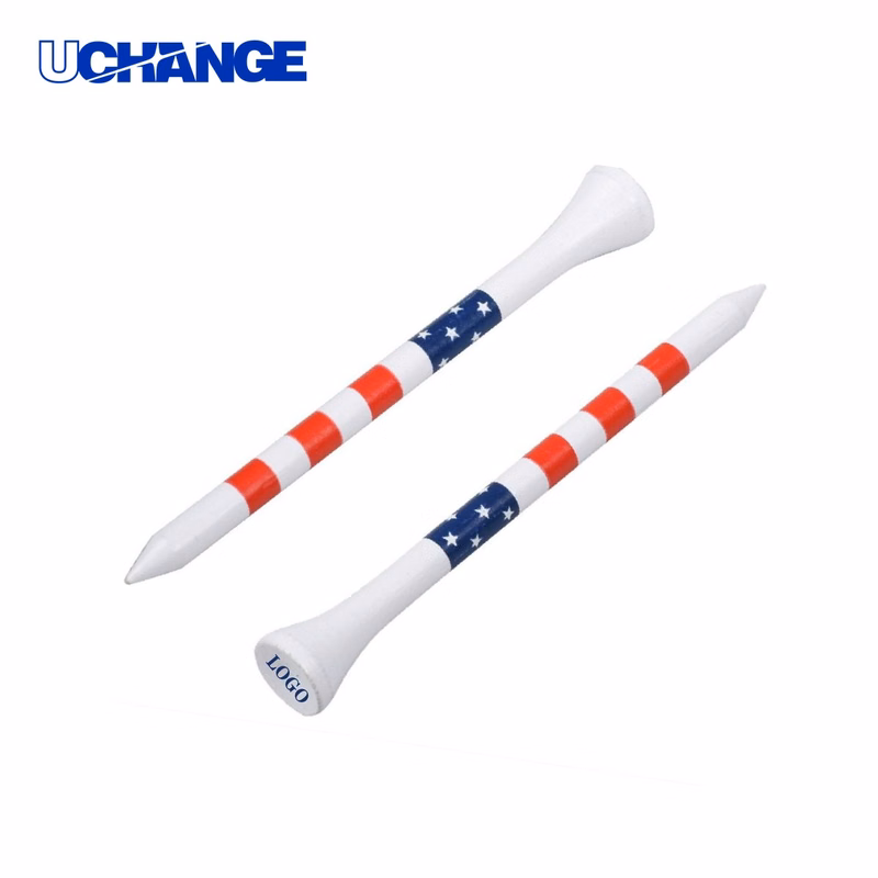 Stripe Pattern Golf Tee Accessory for Games