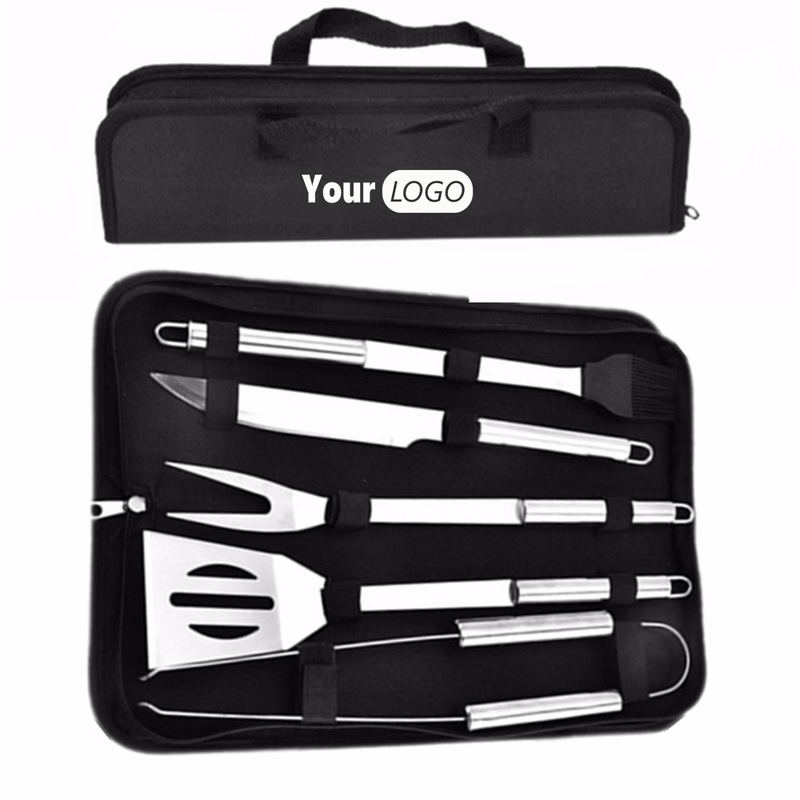 5-piece small handle BBQ barbecue set