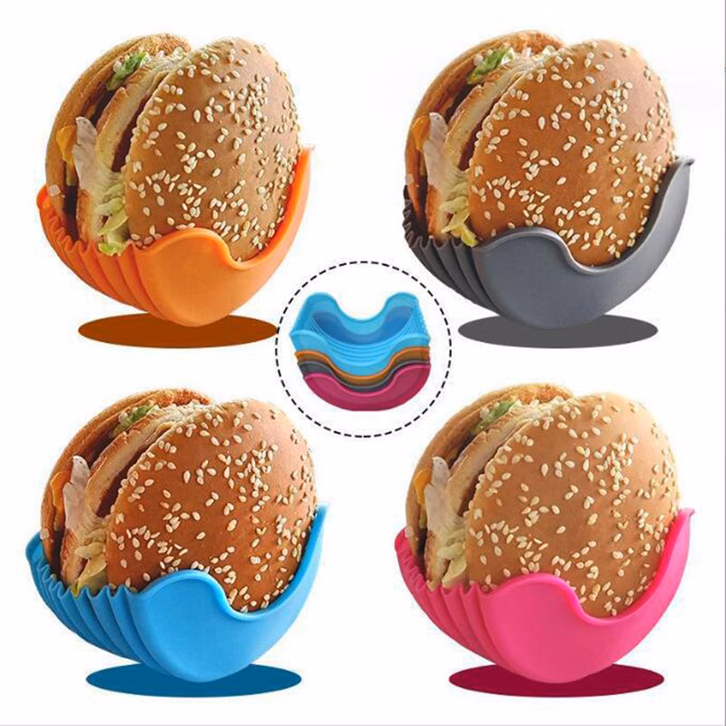 MOQ300 Touchless Silicone Burger Tongs