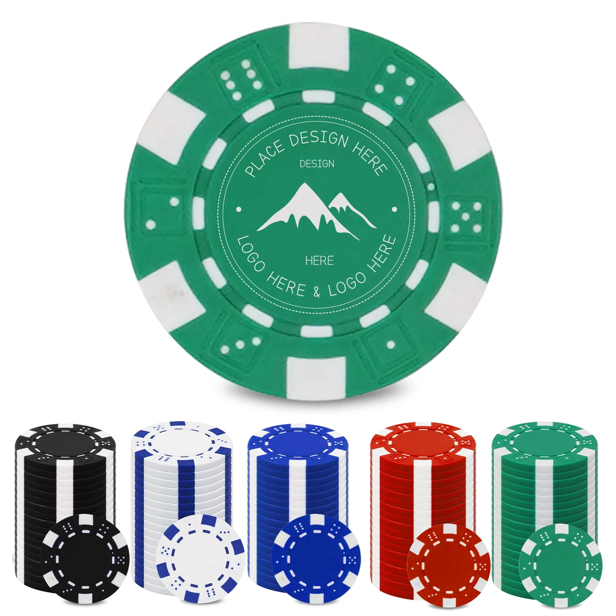 MOQ 100 Pro-Grade 11g ABS Poker Chips 1