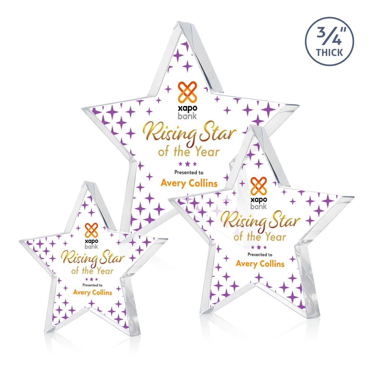 Esna Star VividPrint™ Award - Clear 1