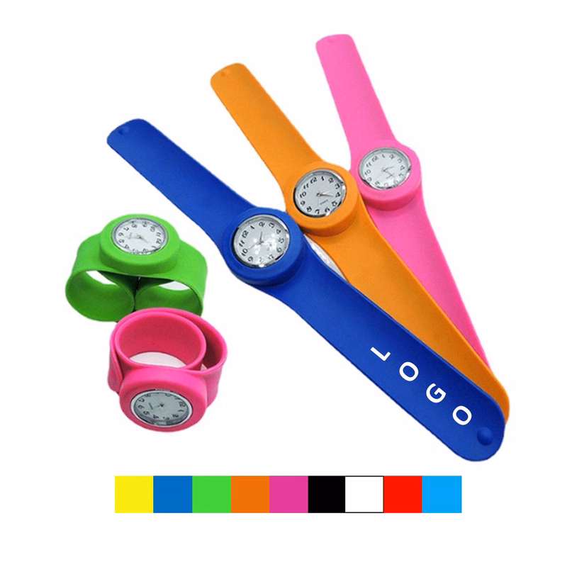Colorful Silicone Slap Watch Wristband