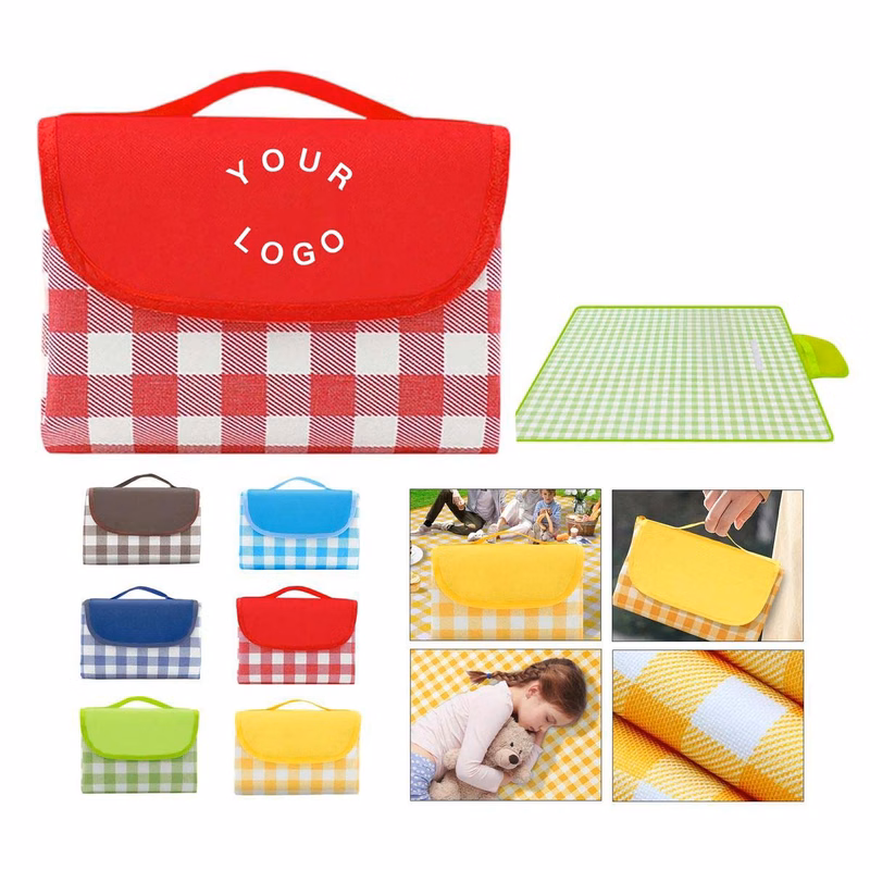 Oxford Picnic Mat with Moisture Resistant PVC Backing
