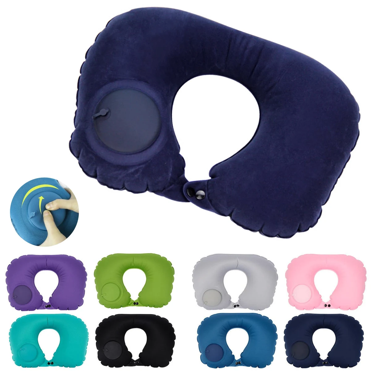 Automatic Inflatable Neck Guard Pillow 1