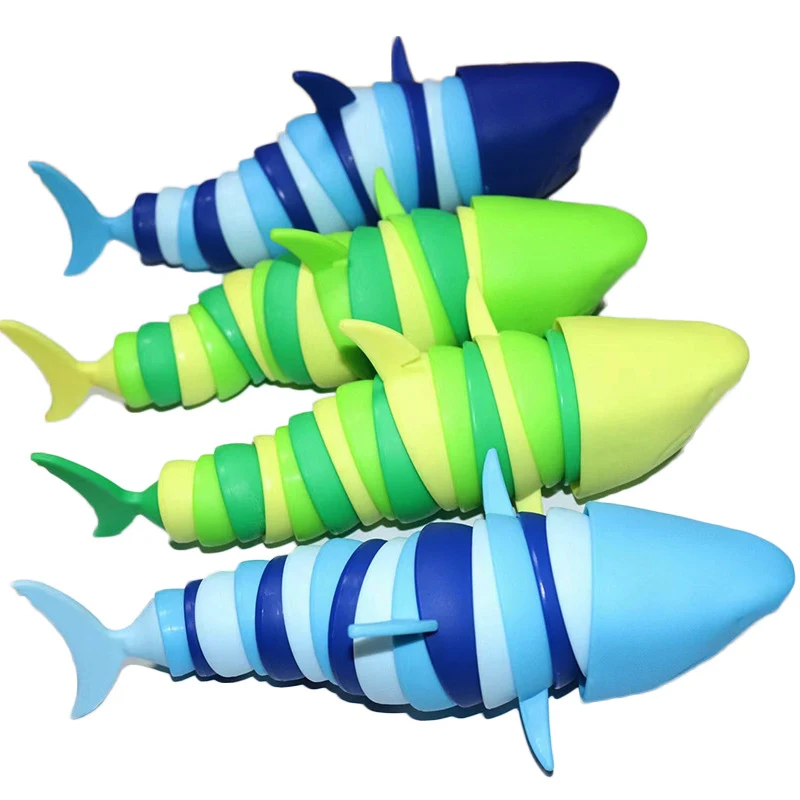 Custom Bionic Plastic Shark Toy 1