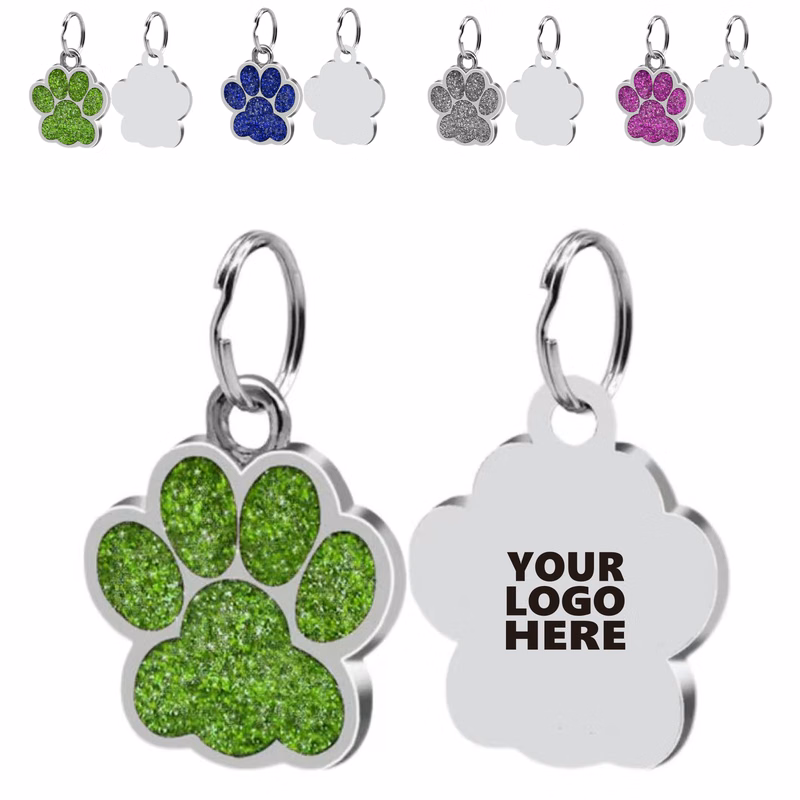 Dog Paw Design Stainless Steel Mirror Accessory