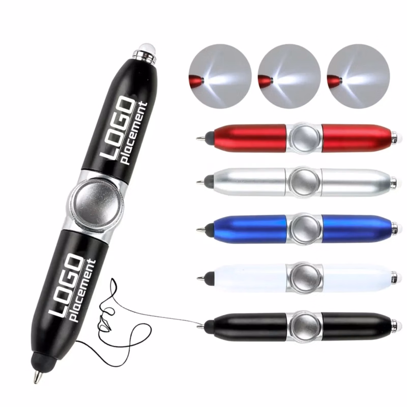 Fidget Spinner Ballpoint Pen, Multi-Color, Stress Relief