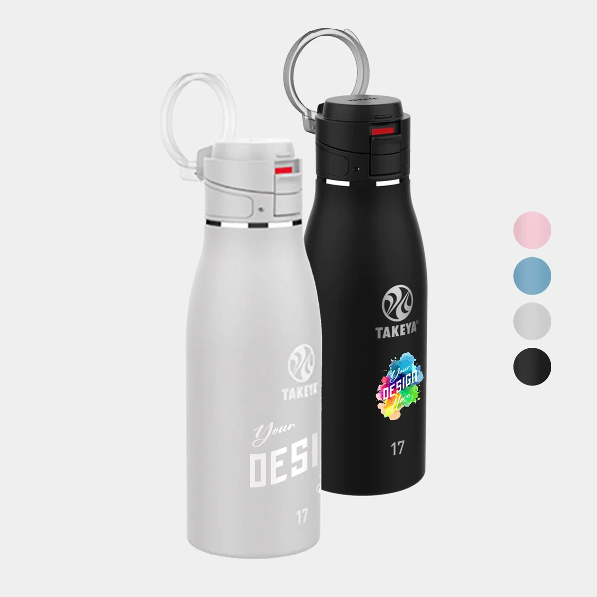 17 oz Takeya® Stainless Steel Insulated Traveler Coffee Bottle 1