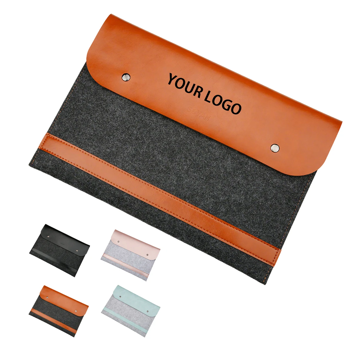 Double Layer Felt Device Sleeve 13" x 8.7" 1