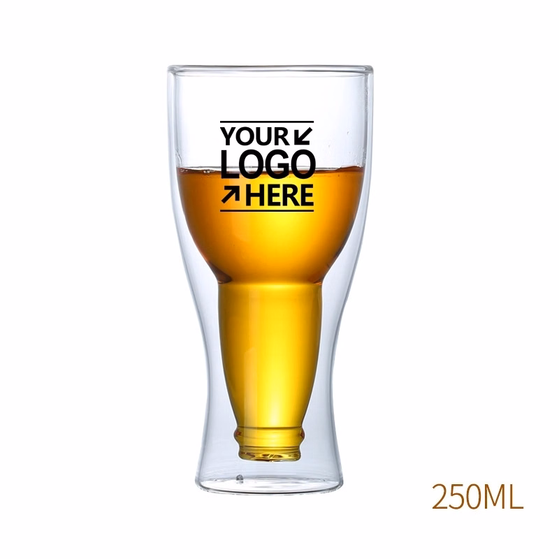 Beer Glasses,Coffee Mug with Insulated Double-Walled Design