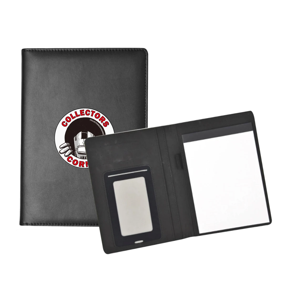 A5 Leatherette Padfolio with Smartphone Sleeve 1
