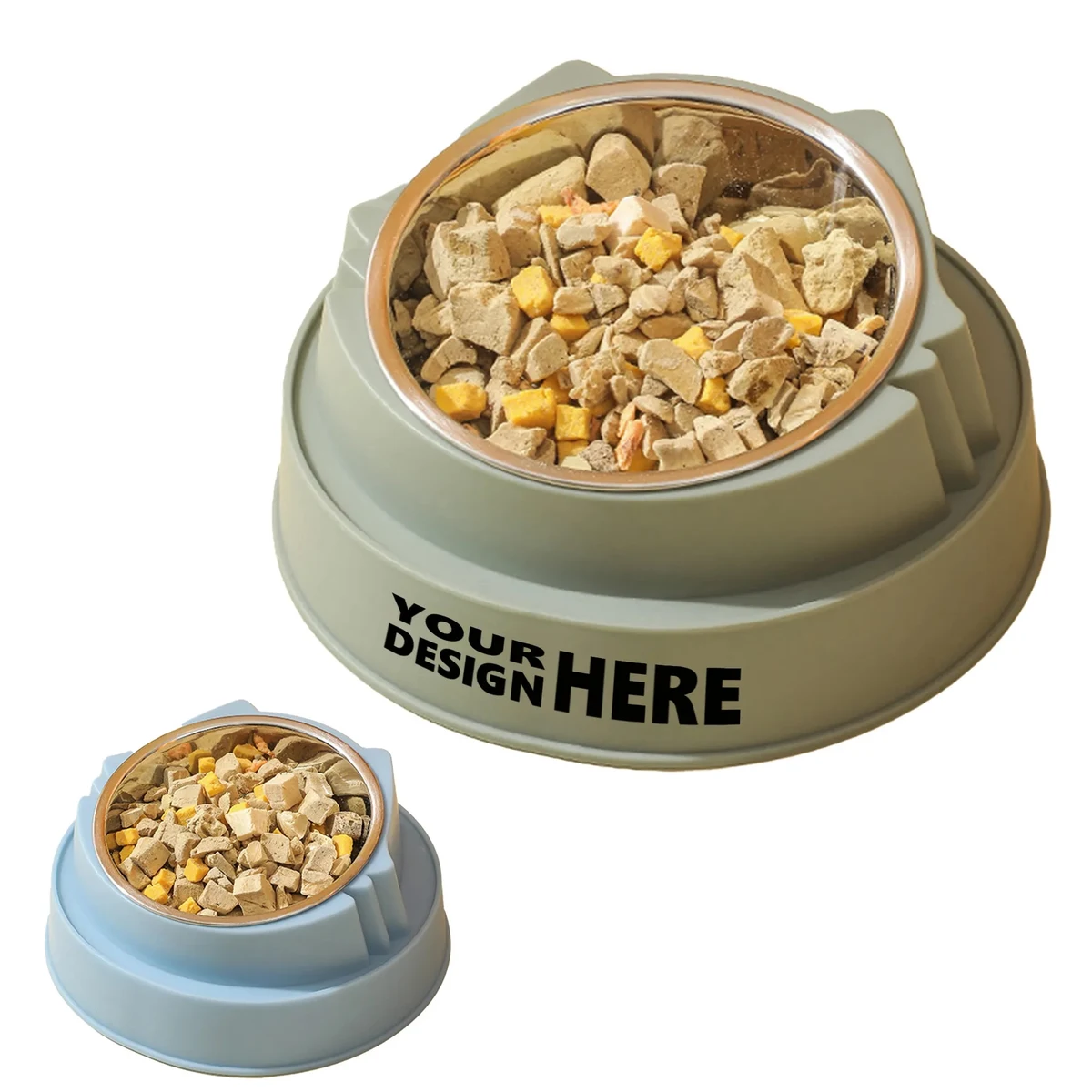 Stainless Steel Pet Neck Protection Bowl 1
