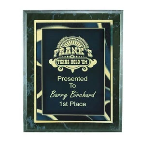 Black Marble Finish Plaque (8"x10") 1