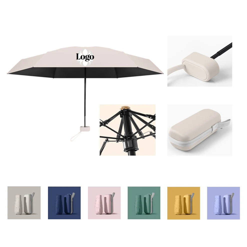 Dual-purpose Portable Umbrella with Storage Pouch 1