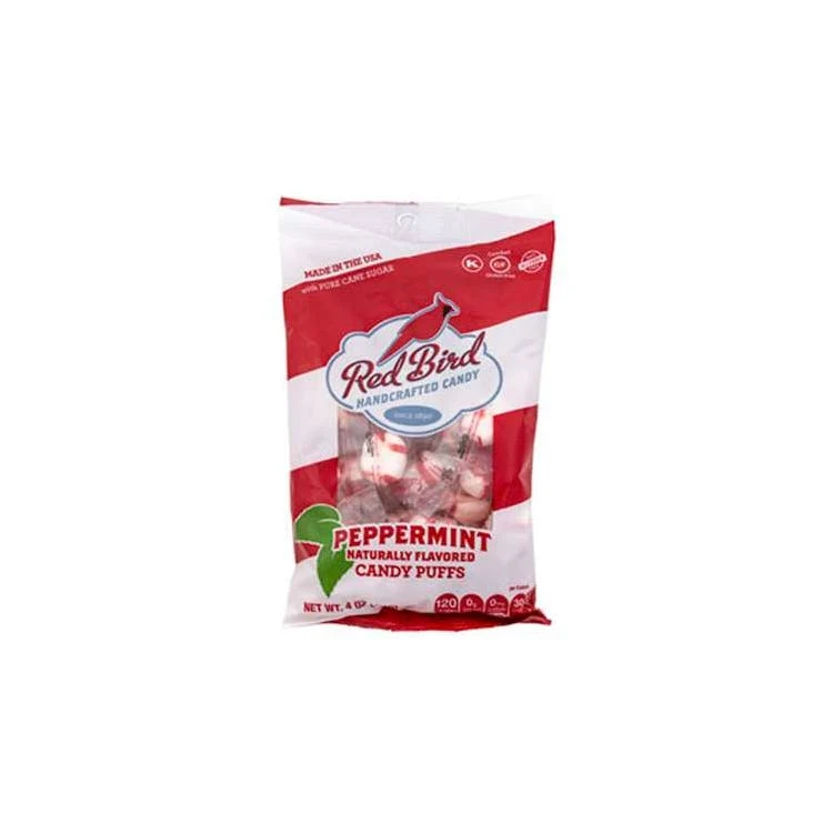 Red Bird Puff Candy Peppermint 1