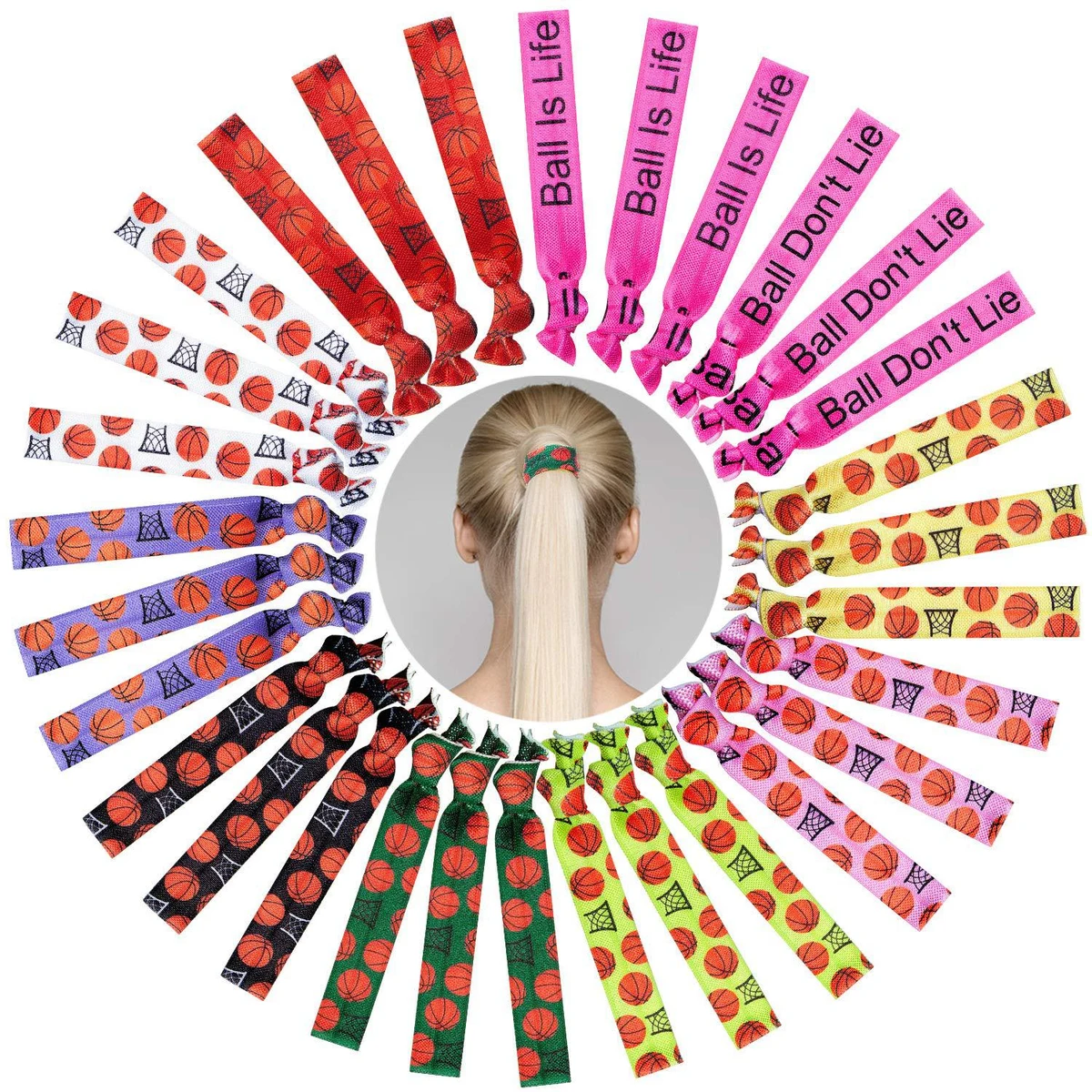 Non-Slip Basketball Soccer Elastic Headbands 1