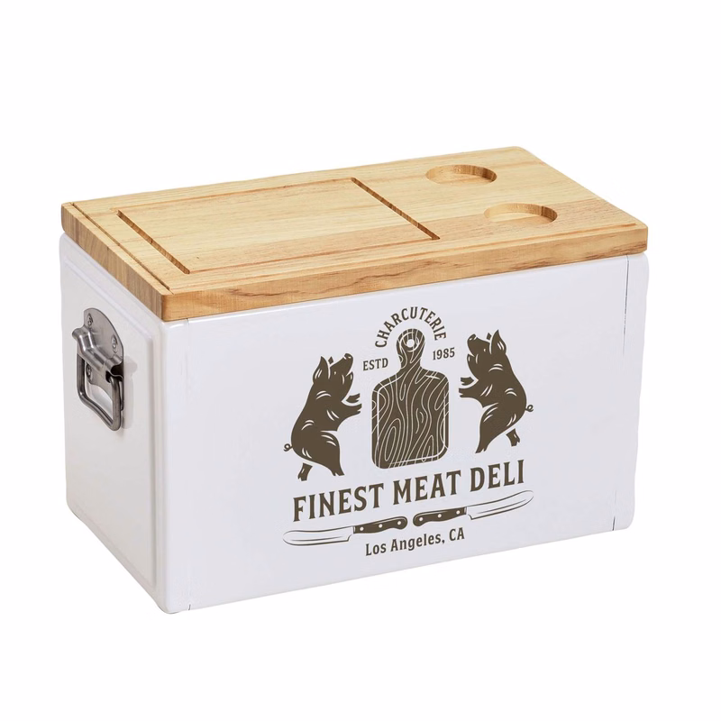 Wood Top Cooler