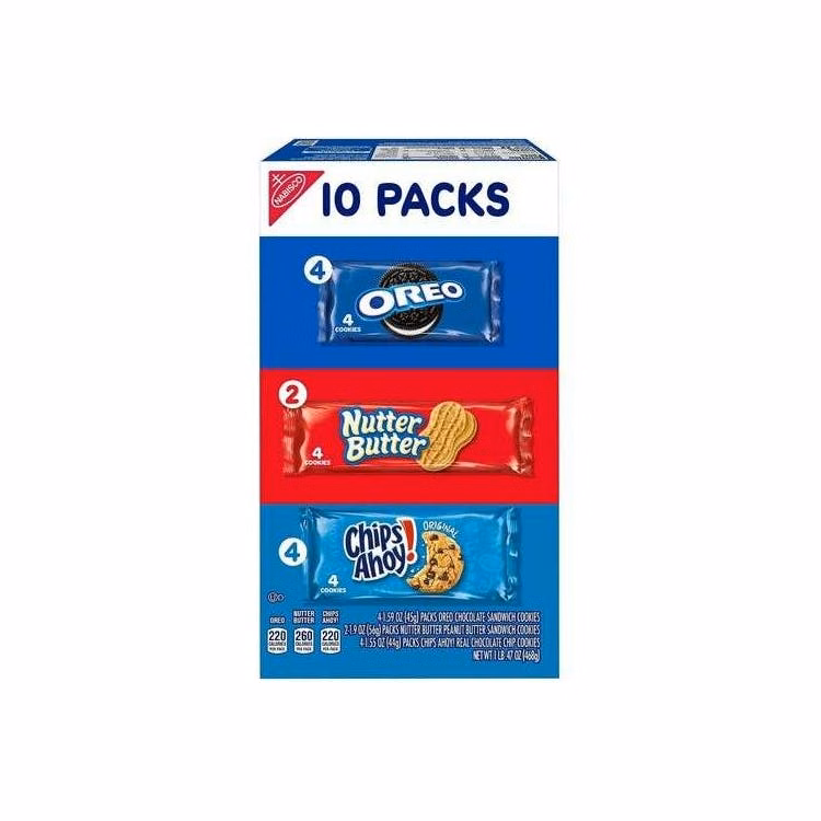 Assorted Cookie Packs - 10 Pack