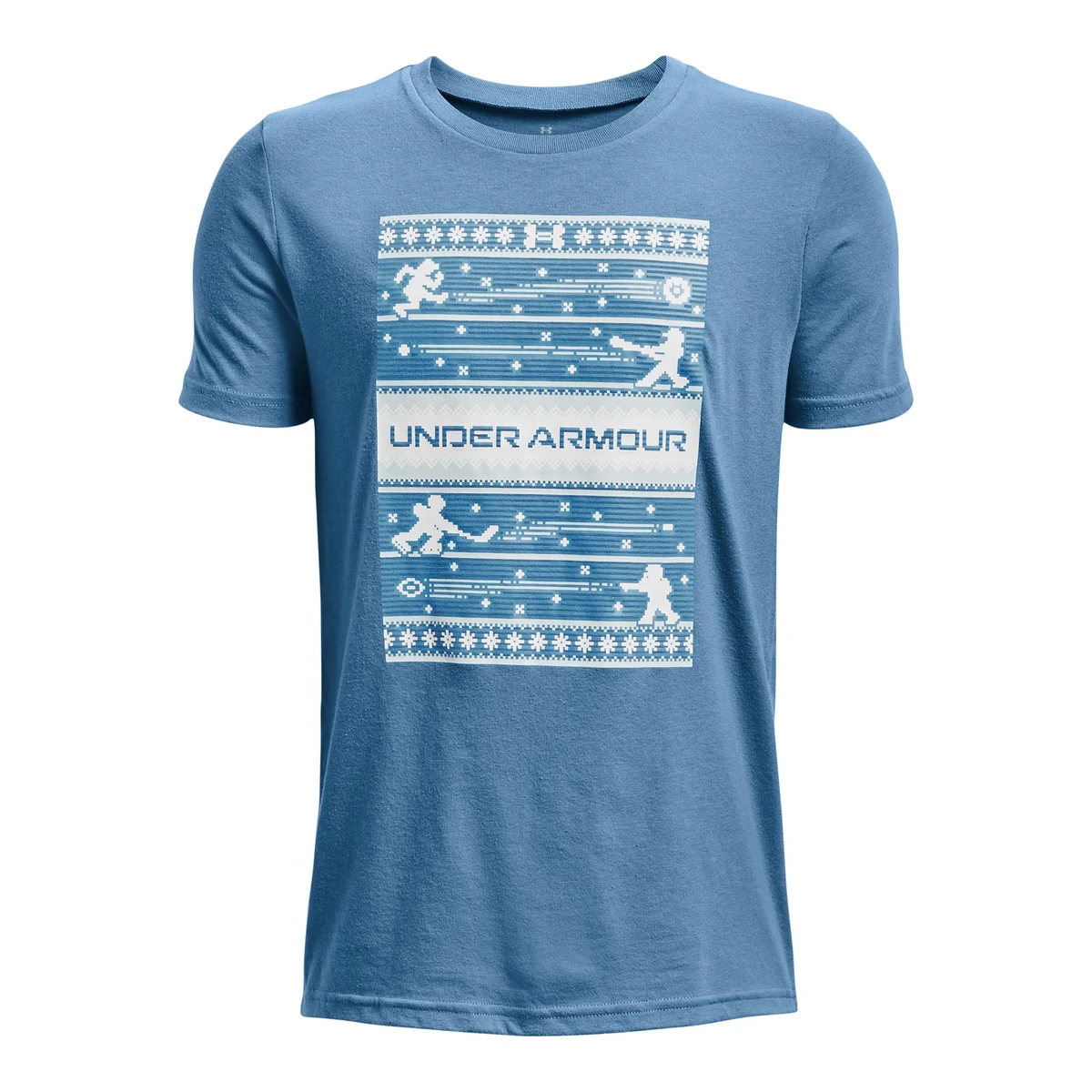 Boys' UA Holiday Sports Sweater Short Sleeve 1