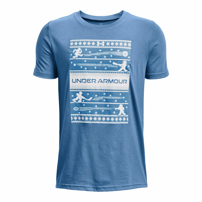 Boys' UA Holiday Sports Sweater Short Sleeve 