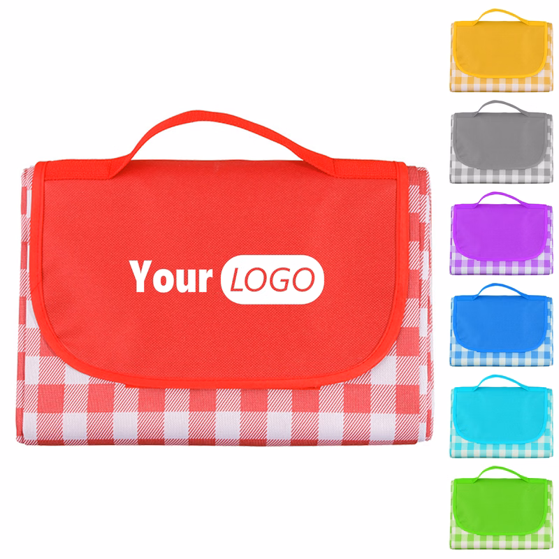 600D Polyester Vibrant Color Picnic Blankets For Outdoor Comfort (Moq 20)