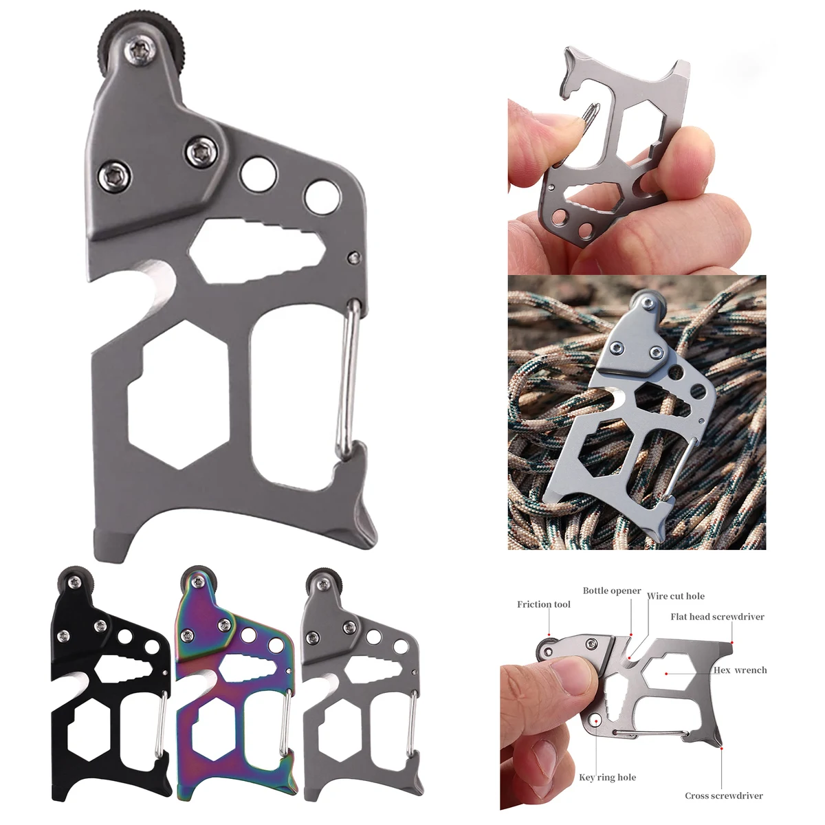 8 in 1 Multitool Multi Tool keychain 1