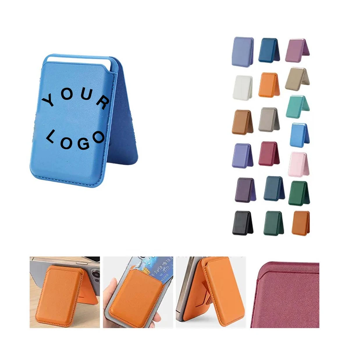 Magnetic PU Phone Wallet Case with Slim Design 1