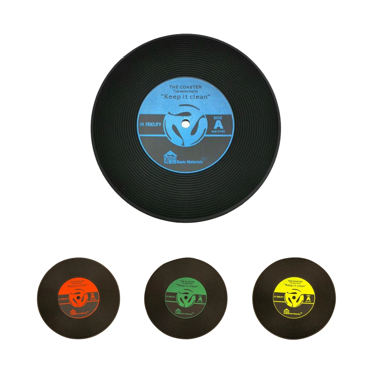 Vinyl Record Coasters Cup Mat 1