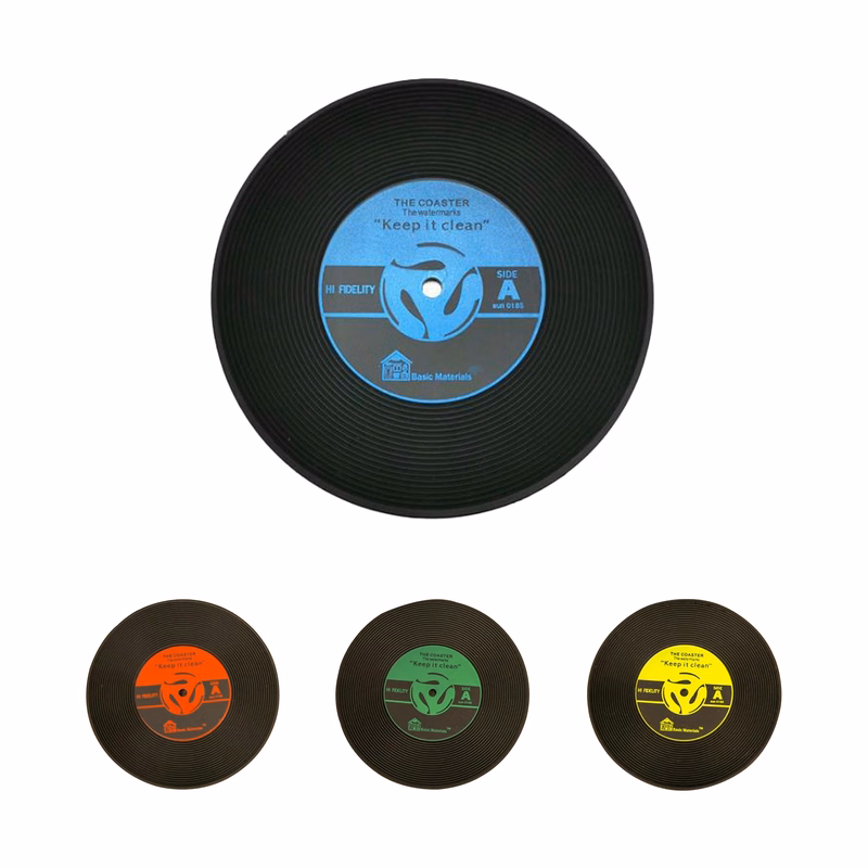 Vinyl Record Coasters Cup Mat